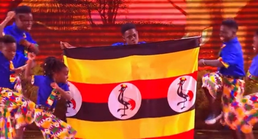 #BritainsGotTalent: Thank you Ghetto Kids for raising Uganda's Flag 🇺🇬🇺🇬 high at @BGT. We are proud of you. #BGT #BGTFinal