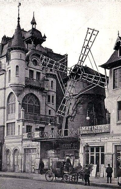 Le Moulin Rouge. 
c.1900. Paris