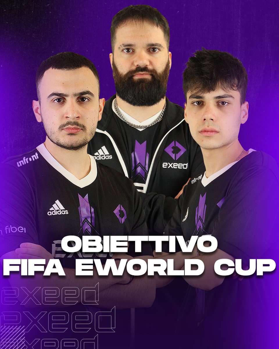 FIFAe Club World Cup starts soon and we will play at it. 💜

Learn more in links below 👇
#FIFAeWorldCup #FIFA23 #TimetoExeed