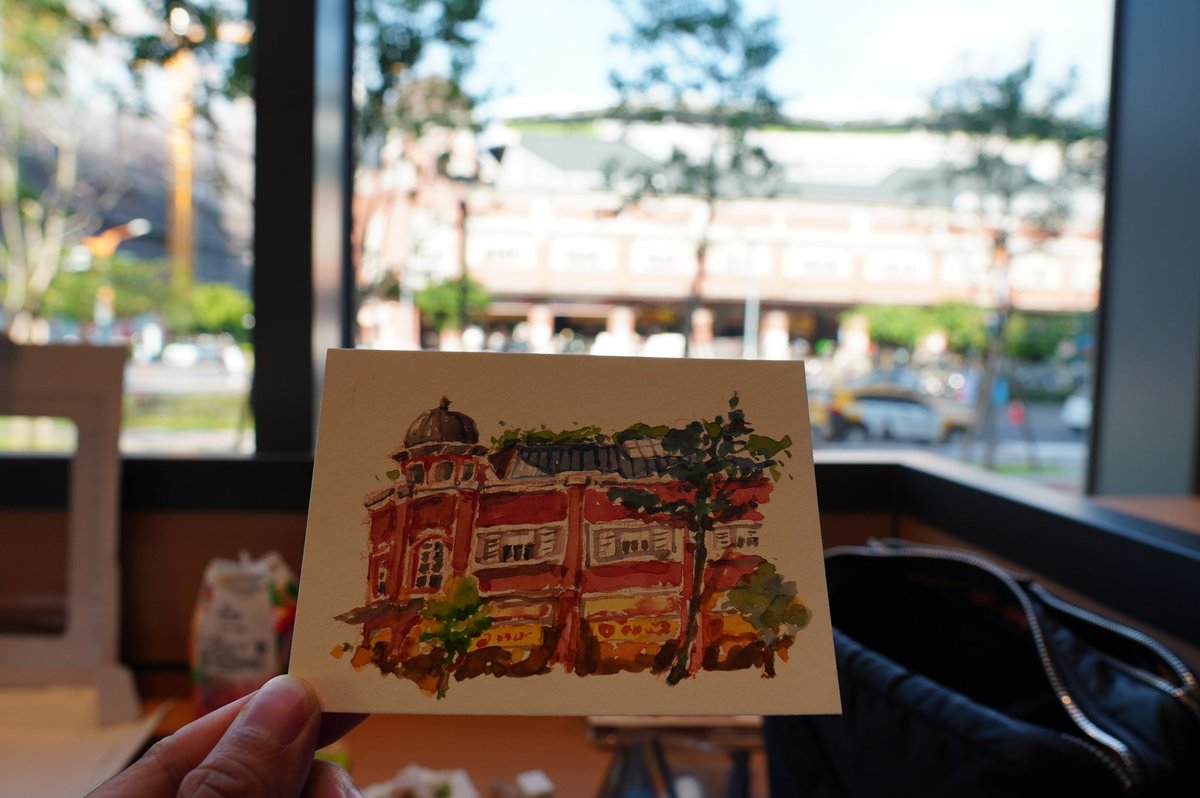 linchiangwen's tweet photo. 台中市東區 建國市場

#手繪 #插畫 #速寫 #urbansketchers #urbansketching #usk #urbansketch #台中 #Taichung #Taiwan #水彩 #watercolor #watercolour #鋼筆 #手帳 #shinhanpwc #shinhan #速寫台中 #urbansketcherstaichung #建築物市場 #lalaport #票根水彩紙 https://t.co/6ybVrrJqgx