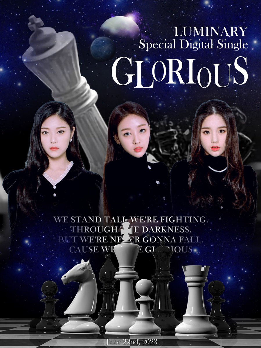 ㅤ
Basking in the glorious assembly of celestial beings; a gilded dream, reserved for all dreamers.

Join Andarian and Rigel from BULLETPROOF along with Alvaro and Kaius from NZT127 on June 22nd, 2023.

#LUMINARY #LUMINARY_Special_Single_Glorious #Ayang #Hania #Lentera
ㅤ