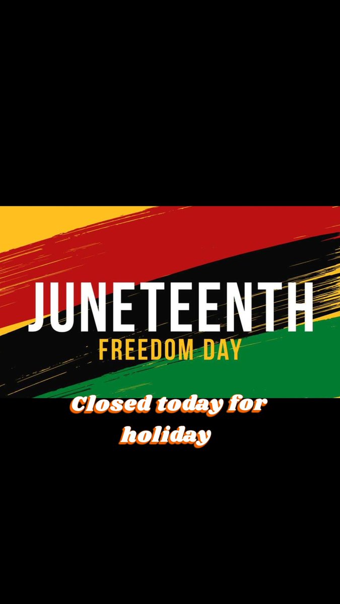 spunkiessoul's tweet photo. We are closed today for Juneteenth Holiday!

#wedoingitright #spunkiessoulfood #spunkies #soulfood #goodeats #homemade #foodtruck #okc #edmond #pullup #sellingsoulfoodnotfastfood #newlocation #pennsquaremall #juneteenth https://t.co/TOYQVKGOXv