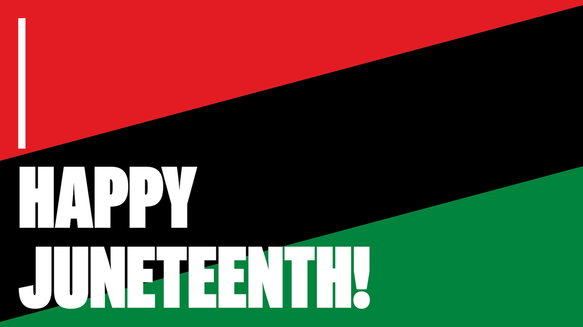 Today, #Juneteenth, celebrates the emancipation of slaves in the United States. Thank you to those who fought to make change a reality—and to those who continue this fight today!
The Campus Store is closed today in observance of this federal holiday.
#PrezPride #FoundedHere