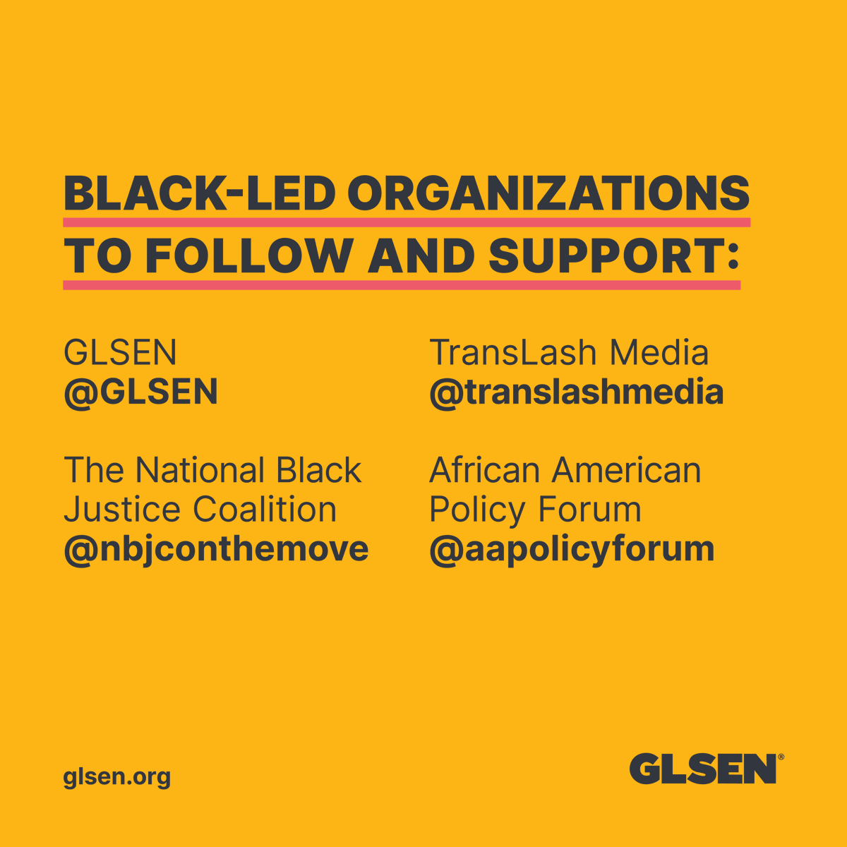 The celebration of Juneteenth and Pride offers an opportunity for reflection on intersecting identities and the importance of supporting Black LGBTQ+ youth, activists, and organizations. 

Make sure to follow:
➡️ <a href="/translashmedia/">translashmedia</a> 
➡️ @NBJContheMove 
➡️ <a href="/AAPolicyForum/">African American Policy Forum</a>