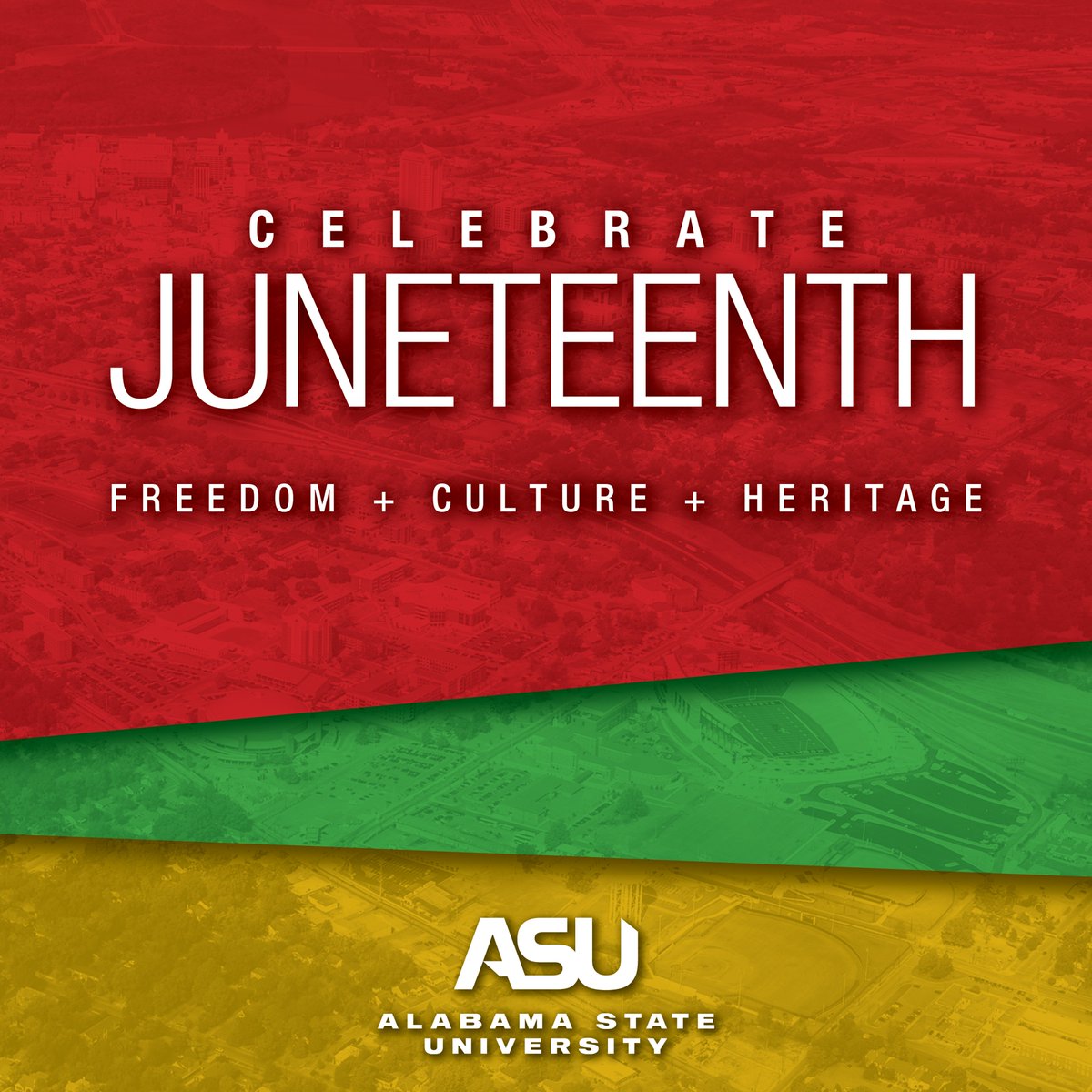 Celebrate #JUNETEENTH  #Freedom #Culture and #Heritage 

#myASU #bamastate