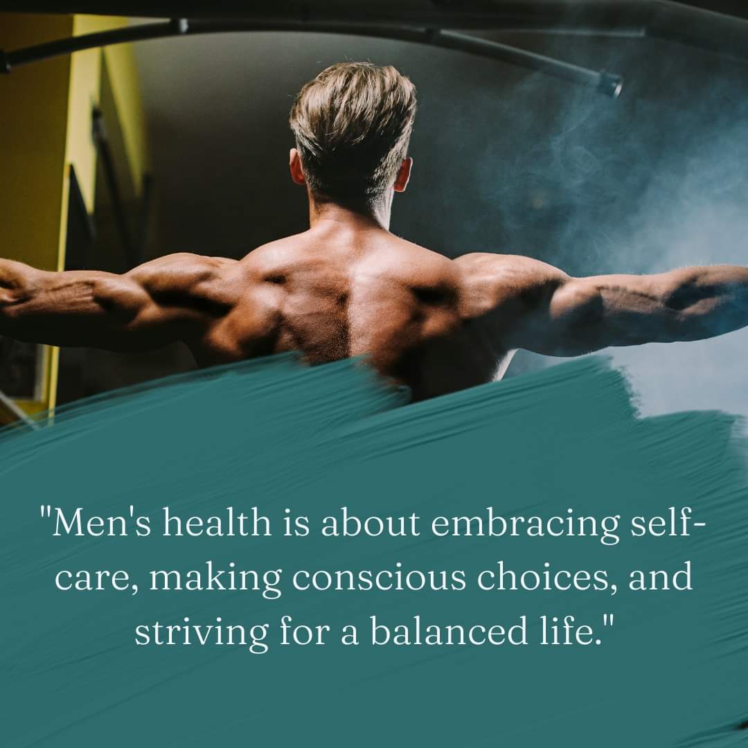 'Men's health is not just about the absence of illness; it's about maintaining a healthy and balanced lifestyle.'

#menshealth #fitness  #health #mensfitness #men #mentalhealth #fitnessmotivation #gym #motivation #workout #bodybuilding #healthylifestyle #wellness #mensfashion