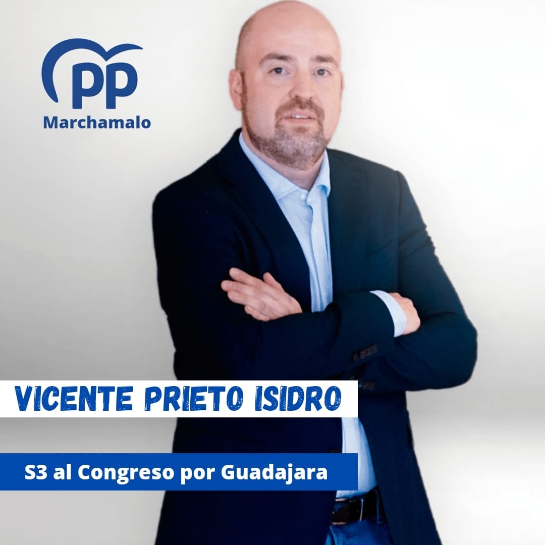 🏦 Marchamalo estará presente en la papeleta al congreso en la provincia de Guadalajara.

💚 Nuestro presidente local y concejal del Ayto, Vicente Prieto (<a href="/prietoisidro_vi/">Vicente Prieto</a>) será integrante de la candidatura.

¡¡Ehorabuena!!