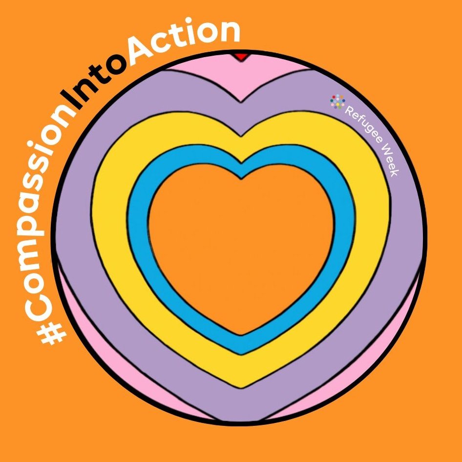 #NewProfilePic to show our support this #RefugeeWeek, and always #SimpleActs of walking or running together, a chat, a welcome #RunAsOne #RefugeeWeekIreland