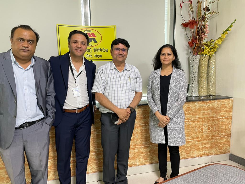 Quebec_India's tweet photo. Last week, our Trade Commissioner Ms. Rupali Save accompanied Mr. Mustapha MAZOUZI, President &amp; Mr. Floyd Baker, Vice President, Antea AIM Software from #quebec to a meeting with @gailindia team to promote their company's Asset Integrity Management tool.
#assetmanagementsoftware https://t.co/sGR5EQxna1