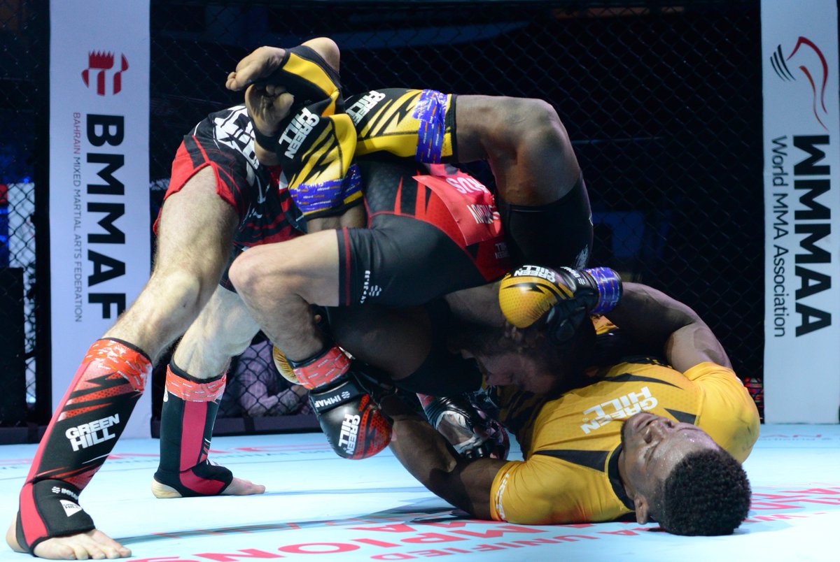 IMMAFed's tweet image. #BRAVECF72 is equally as strong, with a sensational co-main event that features former IMMAF European champion Magomed Idrisov!

Rasul Magomedov makes his pro debut at @bravemmaf's #KombatKingdom week following a clean sweep of gold medals 🇧🇭