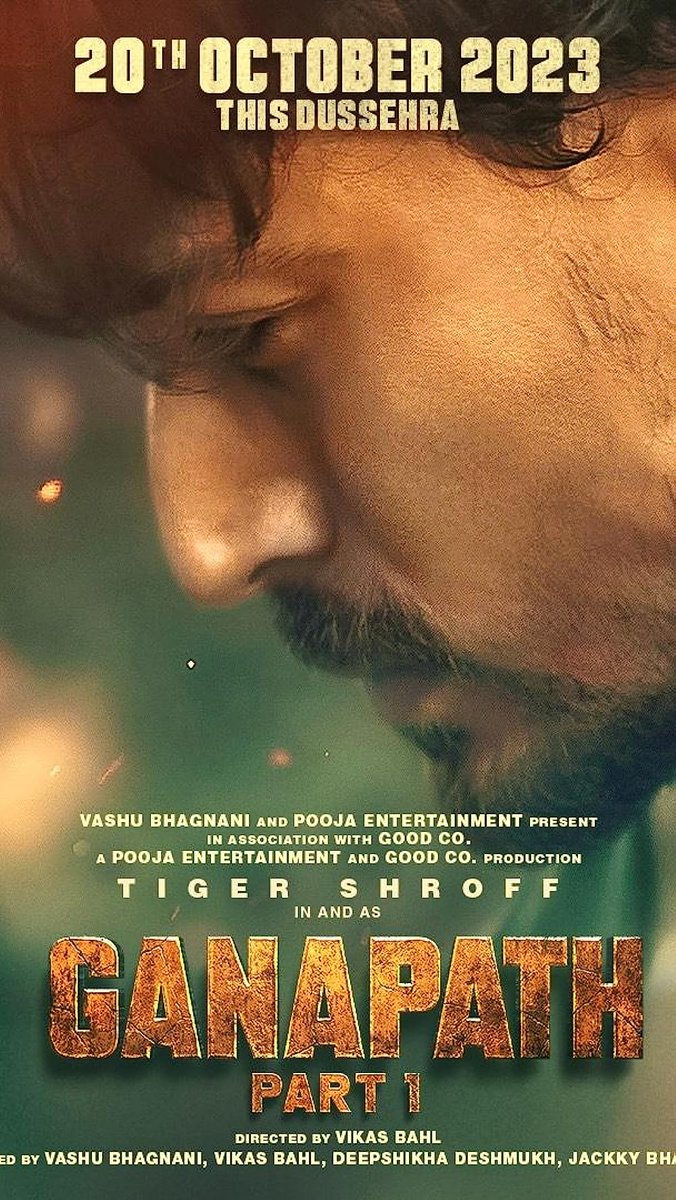 'Ganpath' movie comes in 2 parts. 📷#Ganpath #TigerShroff #KritiSanon #AmitabhBachchan #JackkyBhagnani #TwitterFiles #MumbaiRains #CycloneAlert