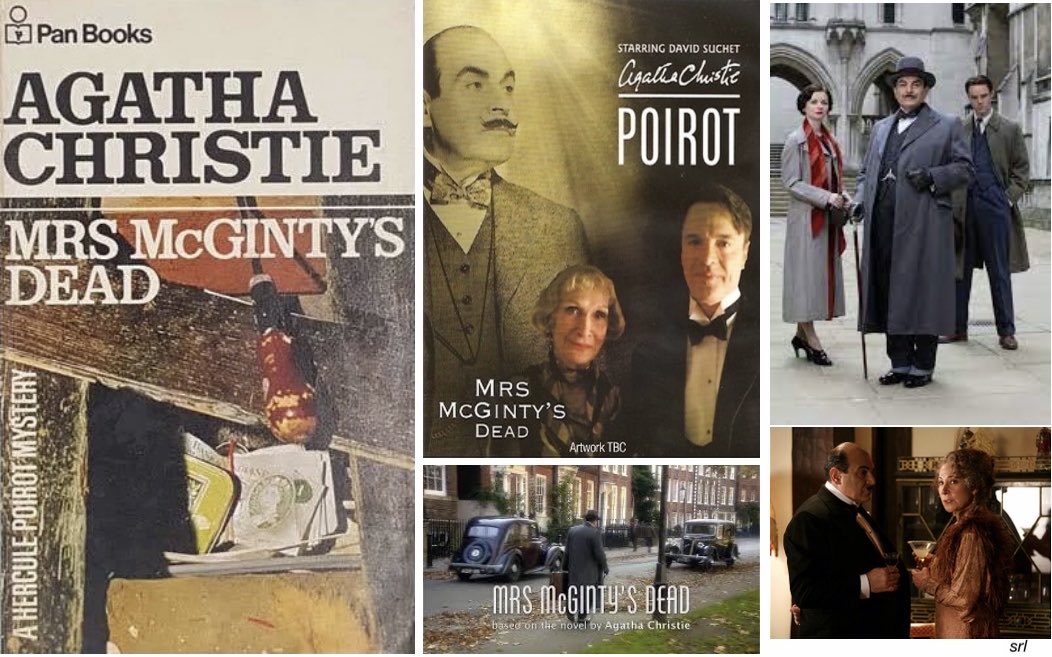 3:45pm TODAY on #ITV3

From 2008, s11 Ep 1 of “Agatha Christie’s Poirot” - “Mrs McGinty's Dead” directed by #AshleyPearce from a screenplay by #NickDear

Based on #AgathaChristie’s 1952 #Poirot novel📖

🌟#DavidSuchet #ZoëWanamaker #RichardHope #JoeAbsolom #DavidYelland