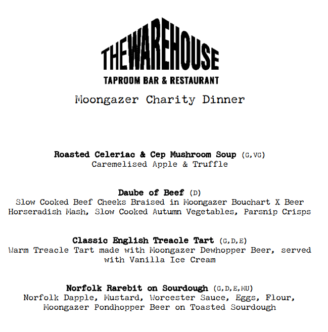 BOOK NOW join us for our Charity Dinner <a href="/WarehouseBar/">The Warehouse Taproom, Bar & Restaurant</a> <a href="/BeersofEurope/">Beers of Europe</a> on 6 October menu below all in aid of #beerpush <a href="/Itsontheball/">It's On The Ball</a> #testicularcancer    BOOK HERE: thewarehousetaproom.co.uk/whats-on/event…