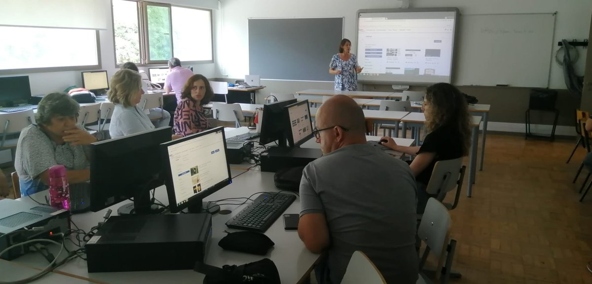 OpenTeachEU's tweet image. 📍Last Saturday, June 17th, the #OpenTeachProject was at Marques Castilho Secondary School, Águeda, Portugal, for a presentation, exploration and fruitful discussion on the use of open education resources and practices available Open Teach Platform.
#NUCLIO #OER #OEP