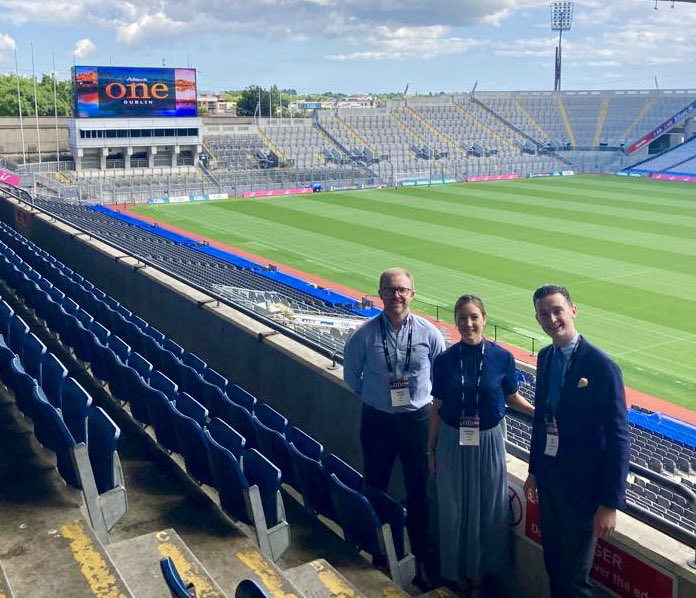 At this morning’s @AlltechIreland Planet of Plenty conference in Croke Park were AgTech Ireland board members @SeanSmithTweets, @DeirdreOShea2 and @dleydon.  The role of Ag and food tech in solving our nutrition security and climate challenges was prominent. 

#AlltechOne