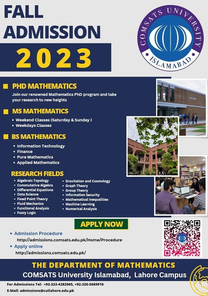 MImranQ18's tweet photo. Department of Mathematics, COMSATS university Islamabad, Vehari Campus https://t.co/wkygUD9HcR