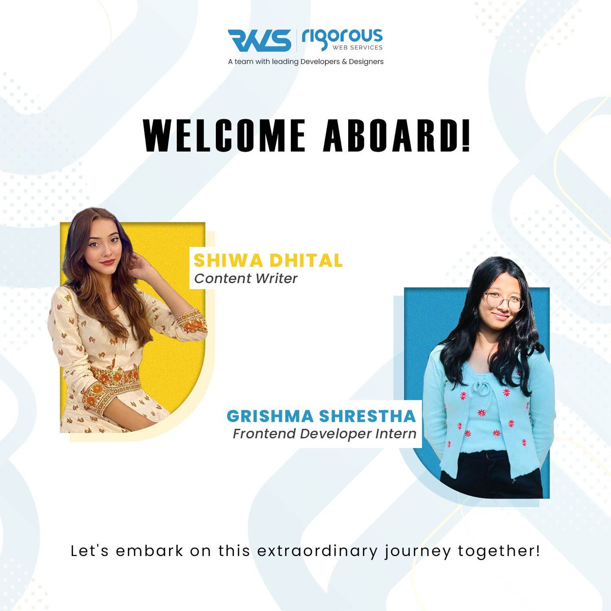 🎉 Welcome to the team! 🎉
We're thrilled to have you on board and can't wait to begin this exciting journey together. Get ready for a rollercoaster of growth, learning, and achievement!
#teamtogether #newbeginnings #welcomeaboard #newemployee #rigorousweb