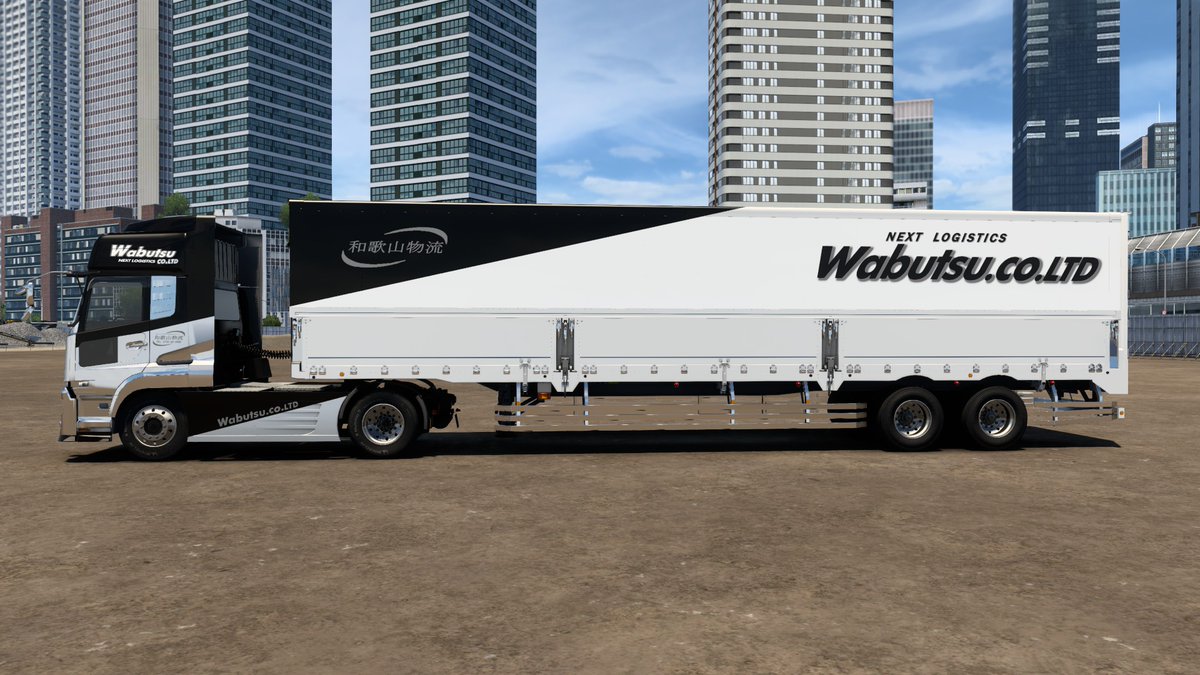 starforce1128's tweet photo. Wabutsu再現シリーズ
Modeling : 整備士さん
Skin : starforce1128
#ETS2 #wabutsu #quon #UD #ETS2jp
UD QUONのツートンカラーの黒バージョンです https://t.co/d97aYKrGKE