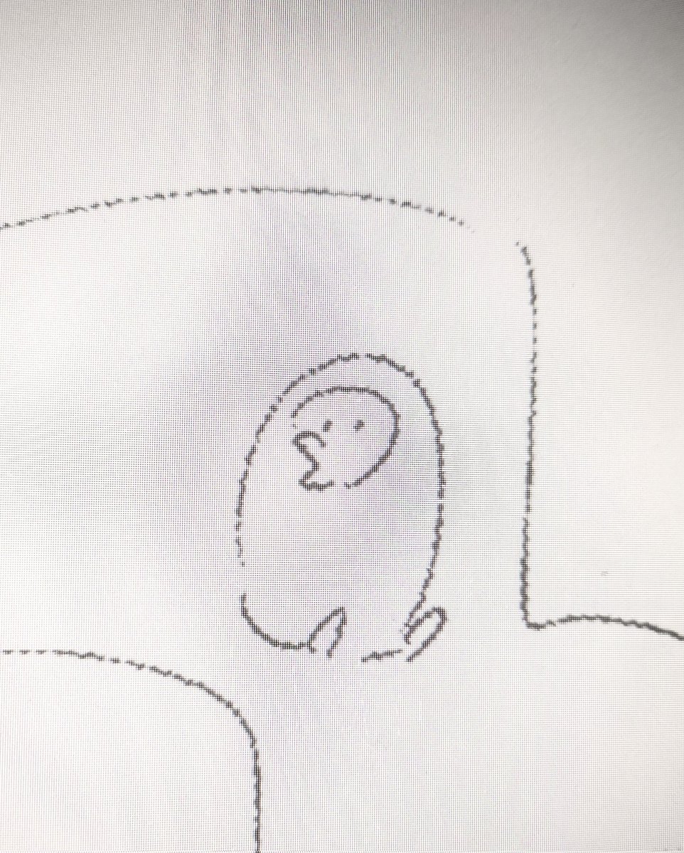 これはネームにいた謎生物
妙なオノマトペ付きで歩きそう 