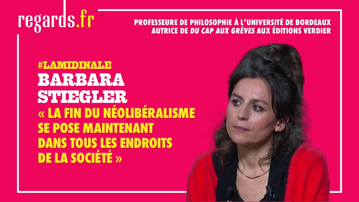 « La fin du néolibéralisme se pose maintenant dans tous les endroits de la société »

youtu.be/Pl-V0cpwcQ0

Barbara Stiegler [@B_Stiegler], professeure de philosophie à l’Université de Bordeaux et autrice de “Du cap aux grèves” aux éditions Verdier

#LaMidinale.