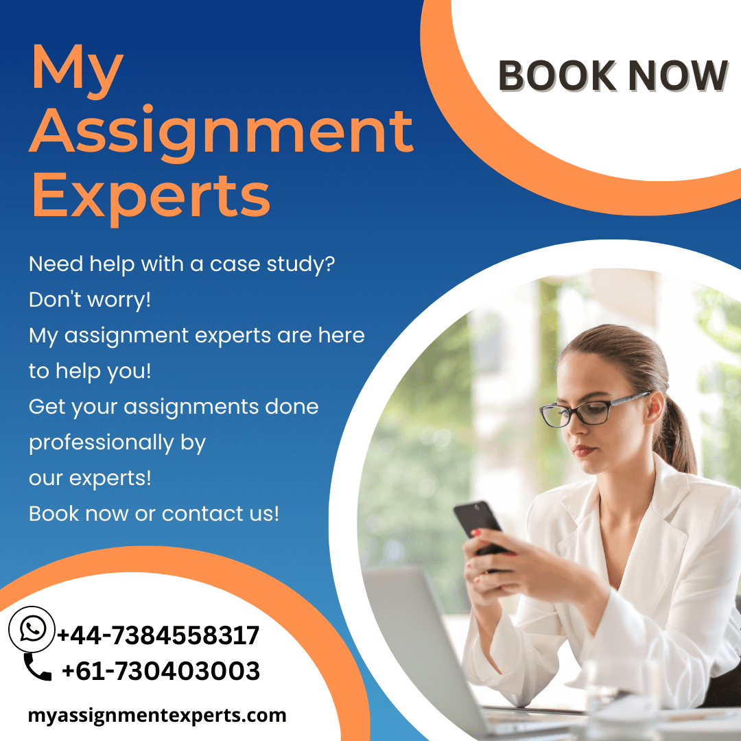 sammartina004's tweet image. Loaded with semester exams? Cannot find enough time to complete your case study assignment? Then get the best Case study help from My Assignment Experts.
#assignment #assignmentservices #assignmenthelp #assignmentservice