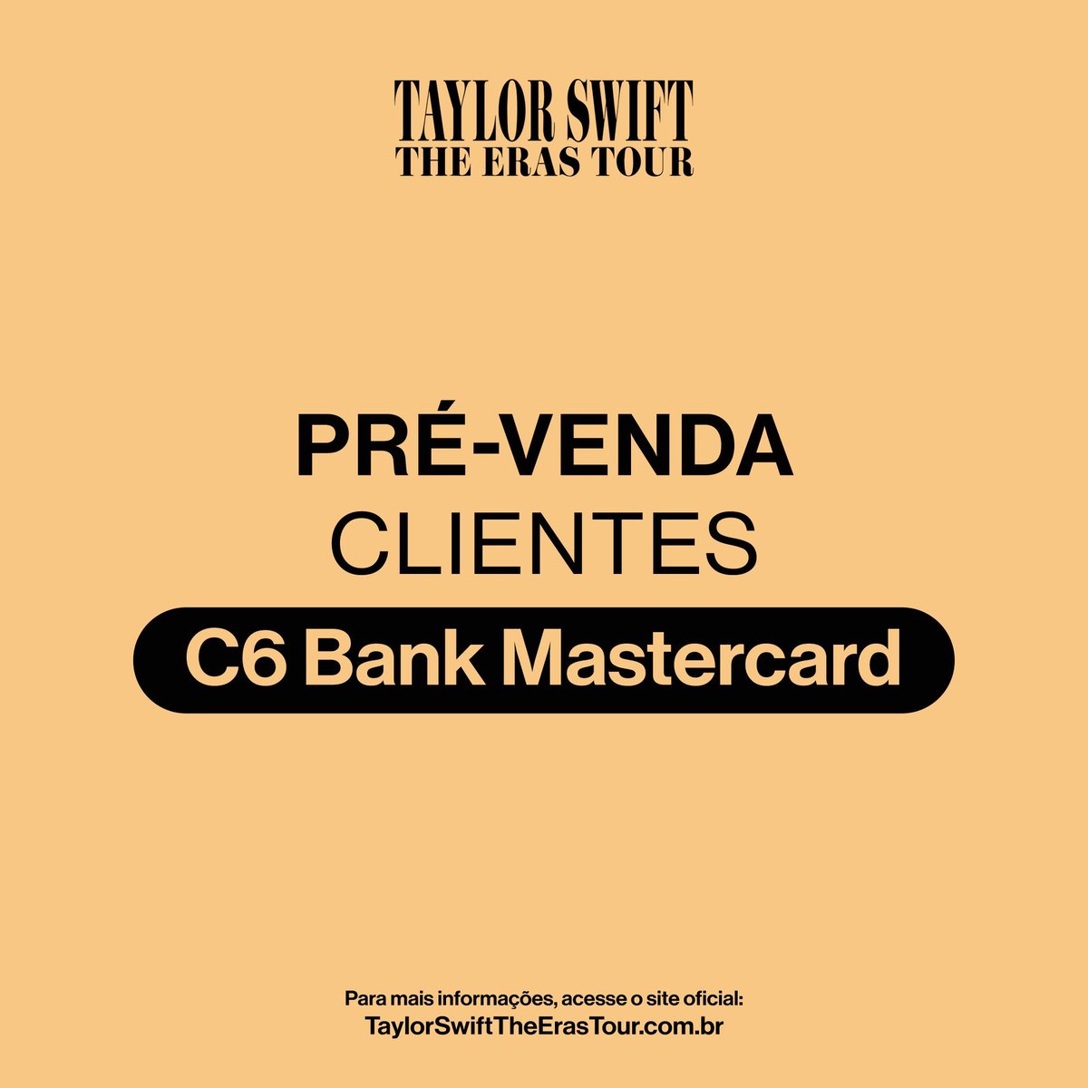 taylorswiftbr's tweet image. 🚨 Falta UMA HORA para o início da pré-venda dos shows extras da "The Eras Tour" no Brasil!

Vendas em: taylorswifttheerastour.com.br