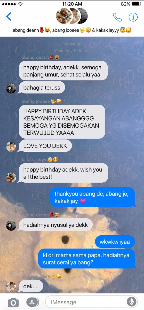 bad birthday present 
━
dojaejung 3 tweets au 
from djj as brothers universe 
© eciwritting