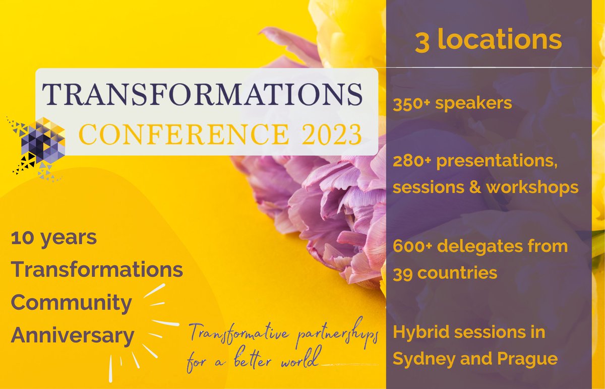 📢 The program for Transformations '23 is here! Get ready for an inspiring lineup of speakers, engaging panel discussions, interactive workshops & more! Join for this transformative event. 🌍 Discover the global program: bit.ly/GlobalTC23 #TC23 #Transformations23 #program