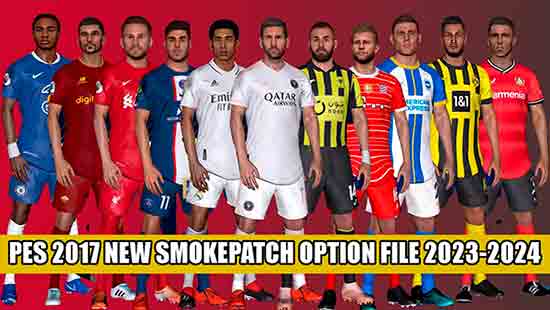 PES 2017 PS4 Option File v5.0 [CSL - MLS - Brasileirao 2017] by Nicoultras  ~