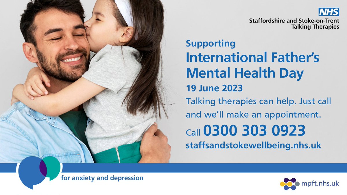 Staffs & Stoke NHS Talking Therapies (@mpftwellbeing) on Twitter photo Supporting Dad's. It's okay for Dads to cry <a href="/ClinLeadWBM/">Sarah Watts</a> <a href="/BurtonMind/">Burton and District Mind</a> <a href="/StaffsWomensAid/">Staffordshire Women's Aid</a> <a href="/WombourneParish/">Wombourne Parish Council</a> <a href="/MPFTwellbeingSC/">Staffs & Stoke NHS Talking Therapies</a> <a href="/NeilCarrMPFT/">Neil Carr</a> Supporting Dad's. It's okay for Dads to cry <a href="/ClinLeadWBM/">Sarah Watts</a> <a href="/BurtonMind/">Burton and District Mind</a> <a href="/StaffsWomensAid/">Staffordshire Women's Aid</a> <a href="/WombourneParish/">Wombourne Parish Council</a> <a href="/MPFTwellbeingSC/">Staffs & Stoke NHS Talking Therapies</a> <a href="/NeilCarrMPFT/">Neil Carr</a>