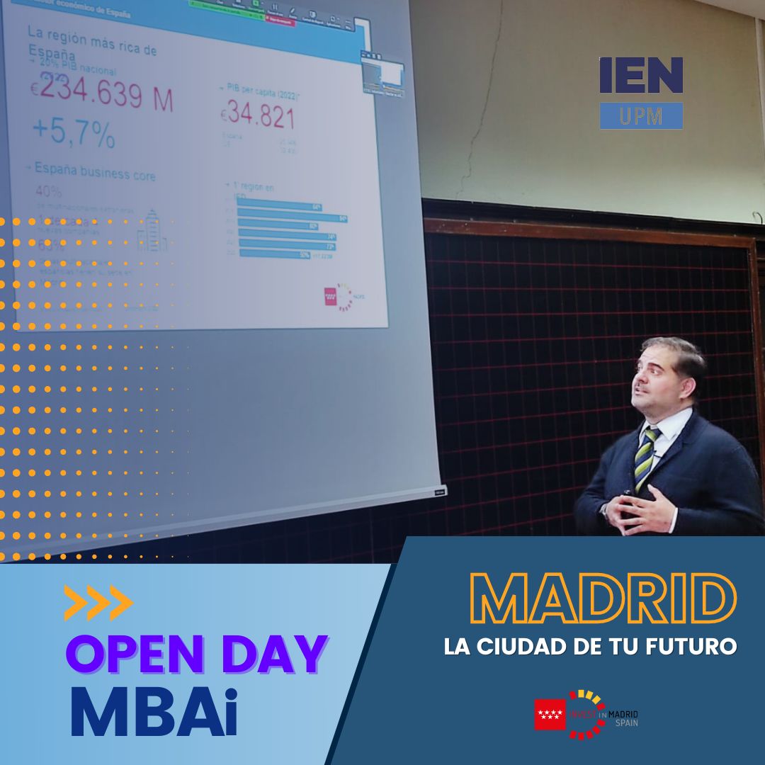 Escuela Negocios UPM (@ien_upm) on Twitter photo Ignacio Cid, Project Manager y Experto en Atracción de Inversión, nos habló y mostró en cifras porque #Madrid es la ciudad del futuro para estudiar, trabajar, crear e impulsar tu negocio. Agradecemos tu participación en este Open Day del #MBAi así como a <a href="/investinmadrid/">Invest In Madrid</a>. Ignacio Cid, Project Manager y Experto en Atracción de Inversión, nos habló y mostró en cifras porque #Madrid es la ciudad del futuro para estudiar, trabajar, crear e impulsar tu negocio. Agradecemos tu participación en este Open Day del #MBAi así como a <a href="/investinmadrid/">Invest In Madrid</a>.
