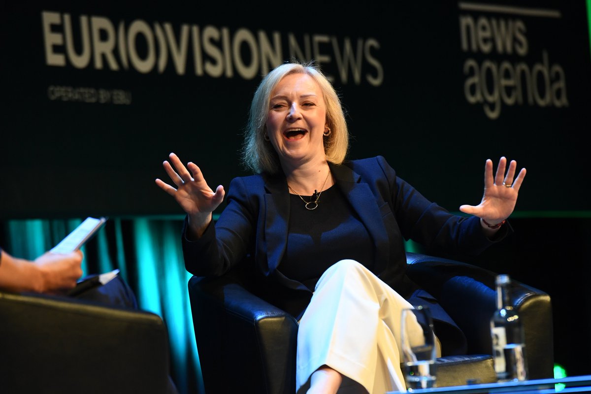 Former UK PM Liz Truss admitted today at the News Xchange conference in Dublin that she made a 'series of mistakes' during her time as PM, but blamed her downfall on the media's 'poor understanding' of economics. #NewsXchange #EBU @trussliz
