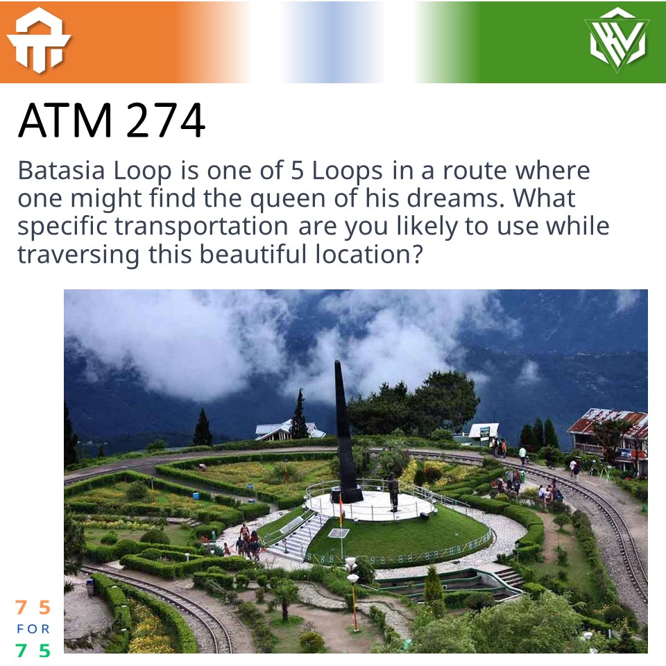 KnowledgeVyasa's tweet photo. #ATriviaMinute - Question 274
What specific transportation are you likely to use while traversing this beautiful location?
#knowledgevyasa #75for75 #azadikaamritmahotsav #unescoworldheritagesite #batasialoop https://t.co/sVOqlgXmLD