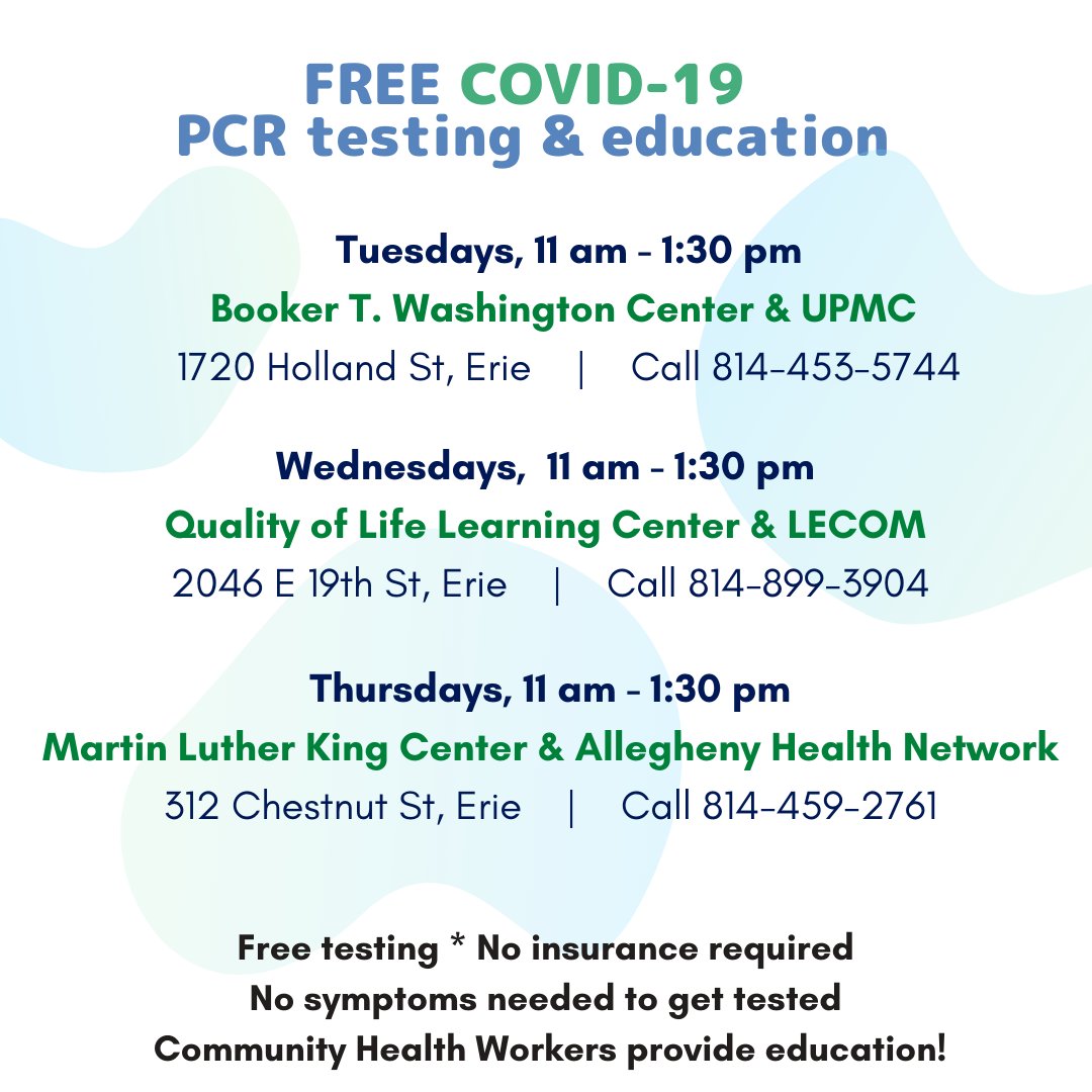 Erie County Department of Health - Pennsylvania tweet media