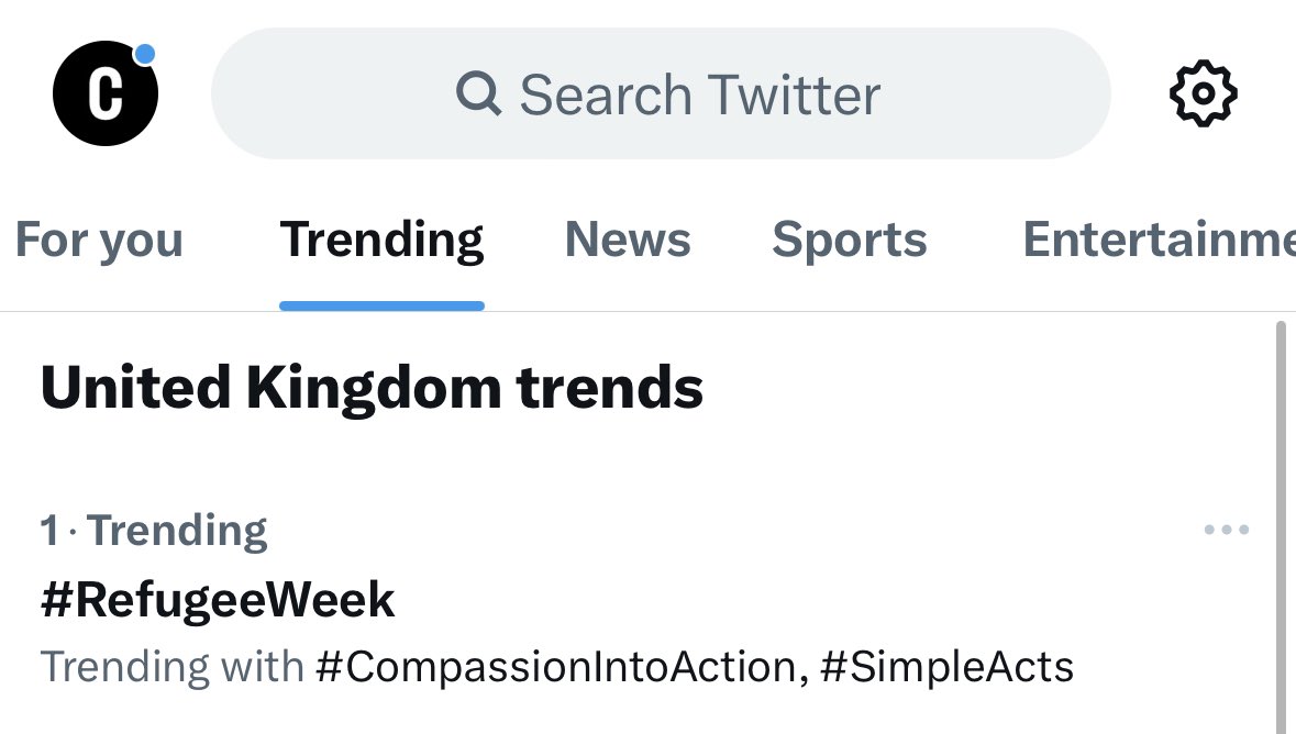 #Refugeeweek is #1
#Compassionintoaction #SimpleActs