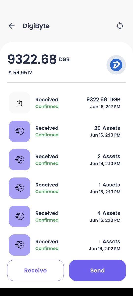 @Bramburg @RenzoDGB @DigiByteCoin @SecurusWallet devs are working on #Digibyte #digiasset and digi-id support within their mobile wallet. Some of us in the community are already using and testing it. Screenshots included.