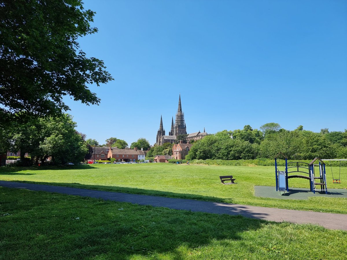 Stowe pool and Lichfield Cathedral last week