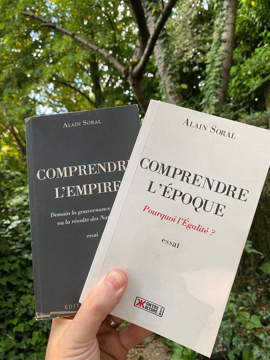 Comprendre l'Empire, 2011
Comprendre l'Époque, 2021

Clair, incisif. 🎯
Indispensable.📚

<a href="/AlainSoralOffic/">AlainSoralOffic</a>
<a href="/Kontre_Kulture/">Kontre Kulture</a>
#soralaraison