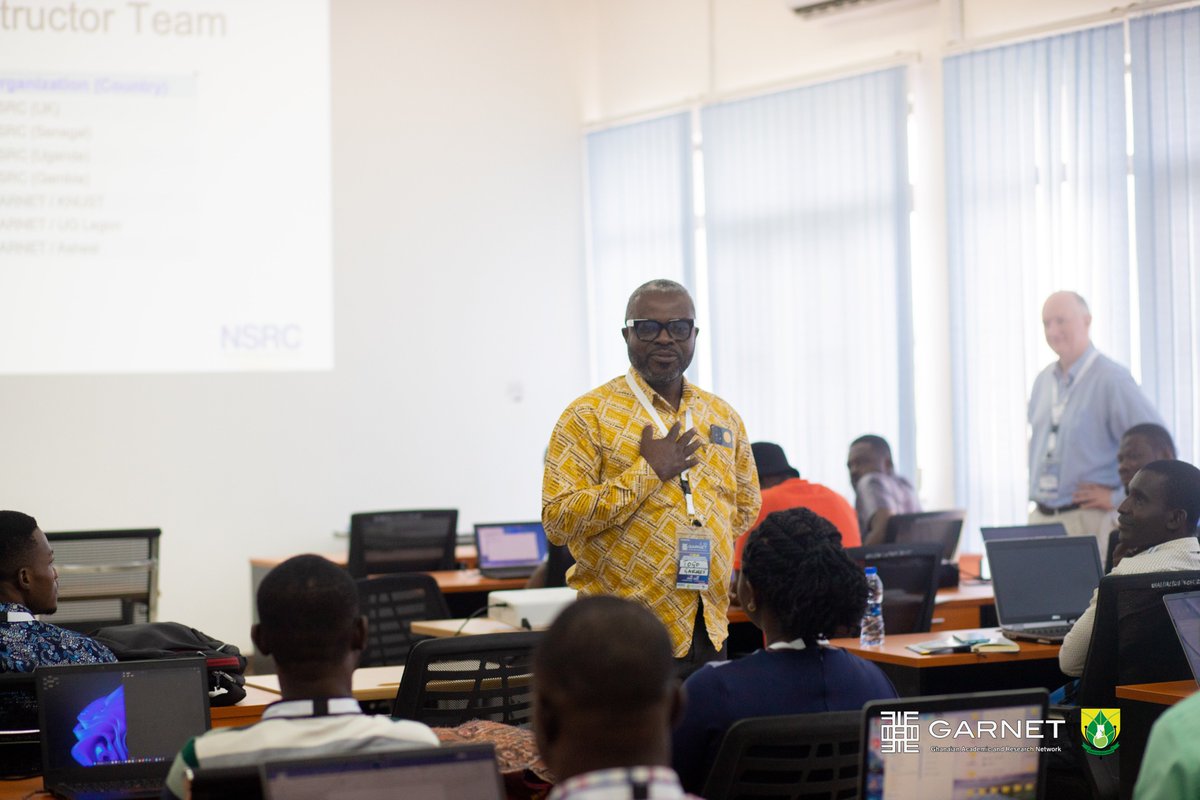 GARNETGHANA's tweet photo. Here we are. The much-awaited #GARNET2023 event has kick-started. Day 1: Campus Network Design Workshop is currently ongoing at the IAC Lab, UHAS. https://t.co/X8RvKSC8YP