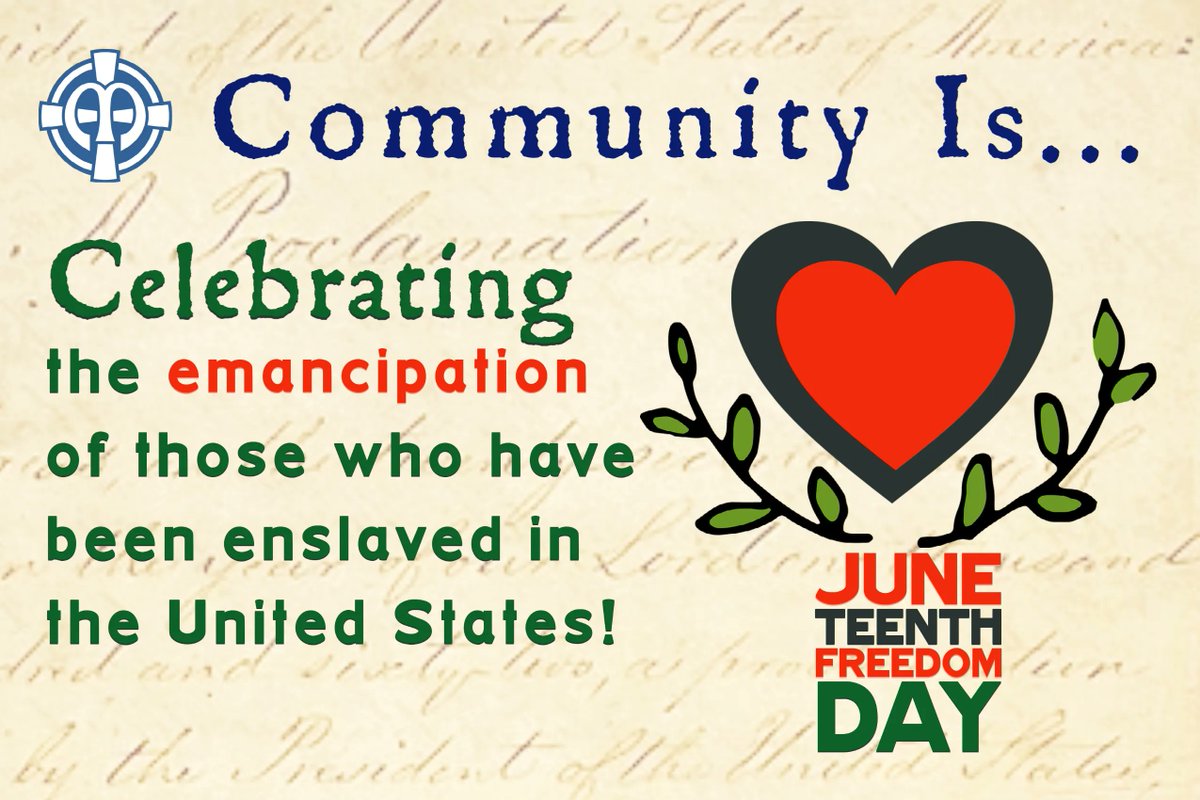 ssnd_am's tweet photo. #MissionIS The Catholic Association provides a Juneteenth Audio Reflection: "Bearers of Peace": https://t.co/clmWnggilb 
#HappyJuneteenth https://t.co/anqEBSI2IO