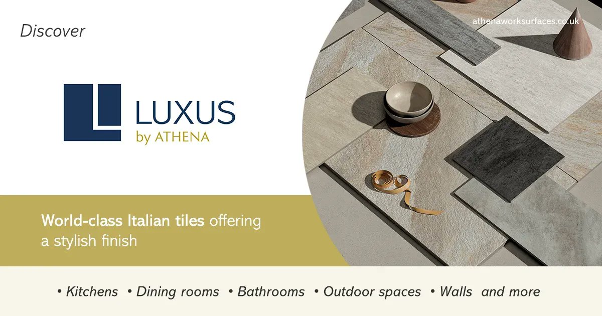 AthenaSurfaces's tweet photo. If Athena Surfaces already provide you with worksurfaces, opting for Luxus means simplifying your supply chain, with the need for only one invoice! https://t.co/leiobvDGiH https://t.co/PbtVpIU7hD