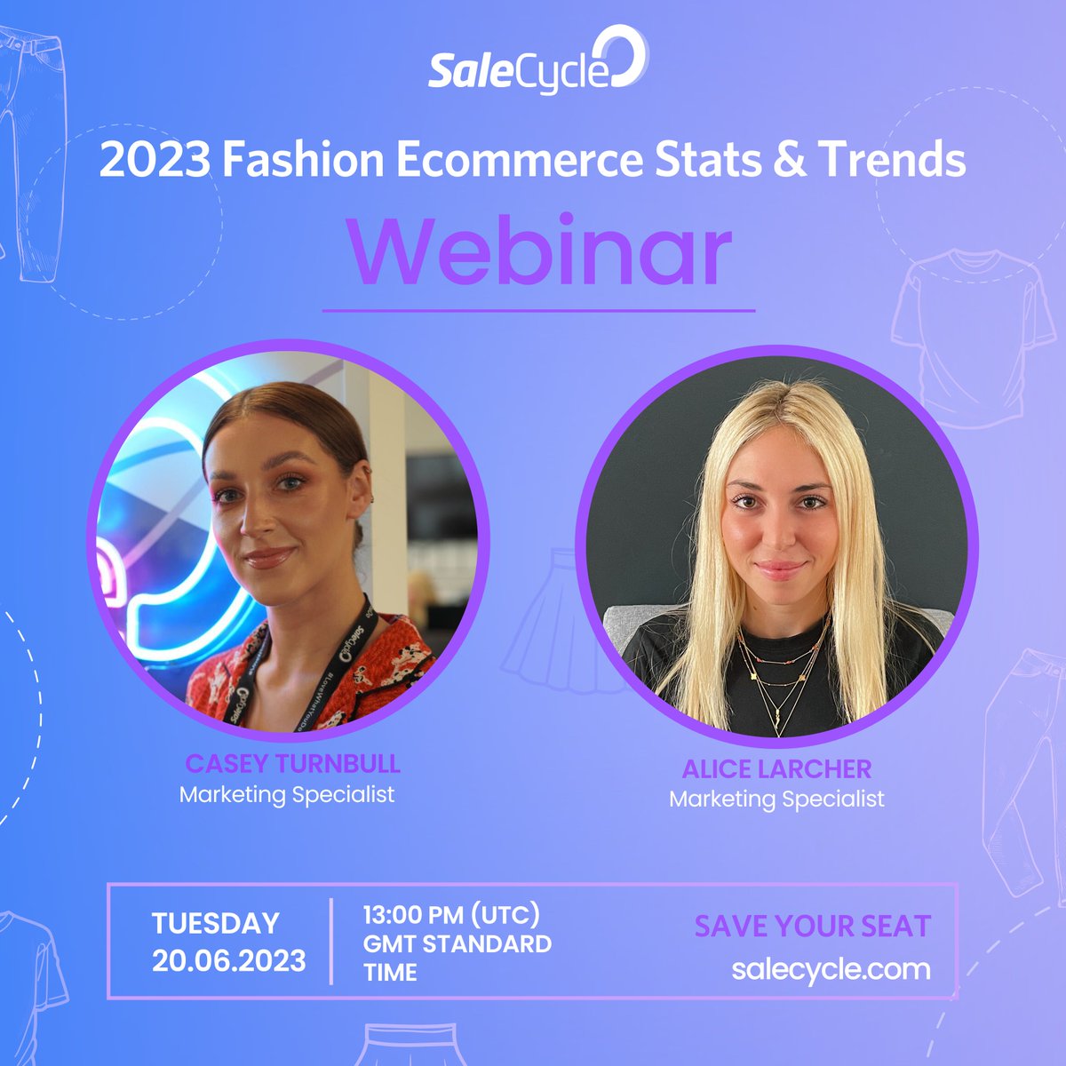 SaleCycle's tweet image. 🙋🏻‍♀️🙋🏼‍♀️ 🎬 We're going LIVE tomorrow... are you joining us?

✅ Click 'Join Event' on the registration page to save your seat if you want to find out the latest stats and trends in Fashion Ecommerce.

🔗 Register: lnkd.in/eB_VAGfD

#MondayMotivation #Mondaymorning #fashion
