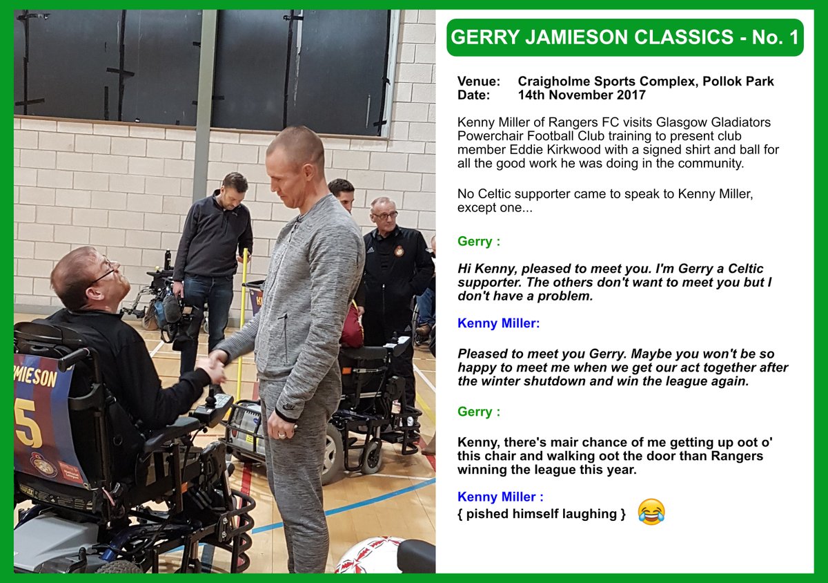 Following the sad passing of Gerry Jamieson last week, the club has lost a comedian and a member who managed to lift the spirits of the club when things were tough. Looking back at our photo archives, we have found two classic Gerry Jamieson's. Here's No.1