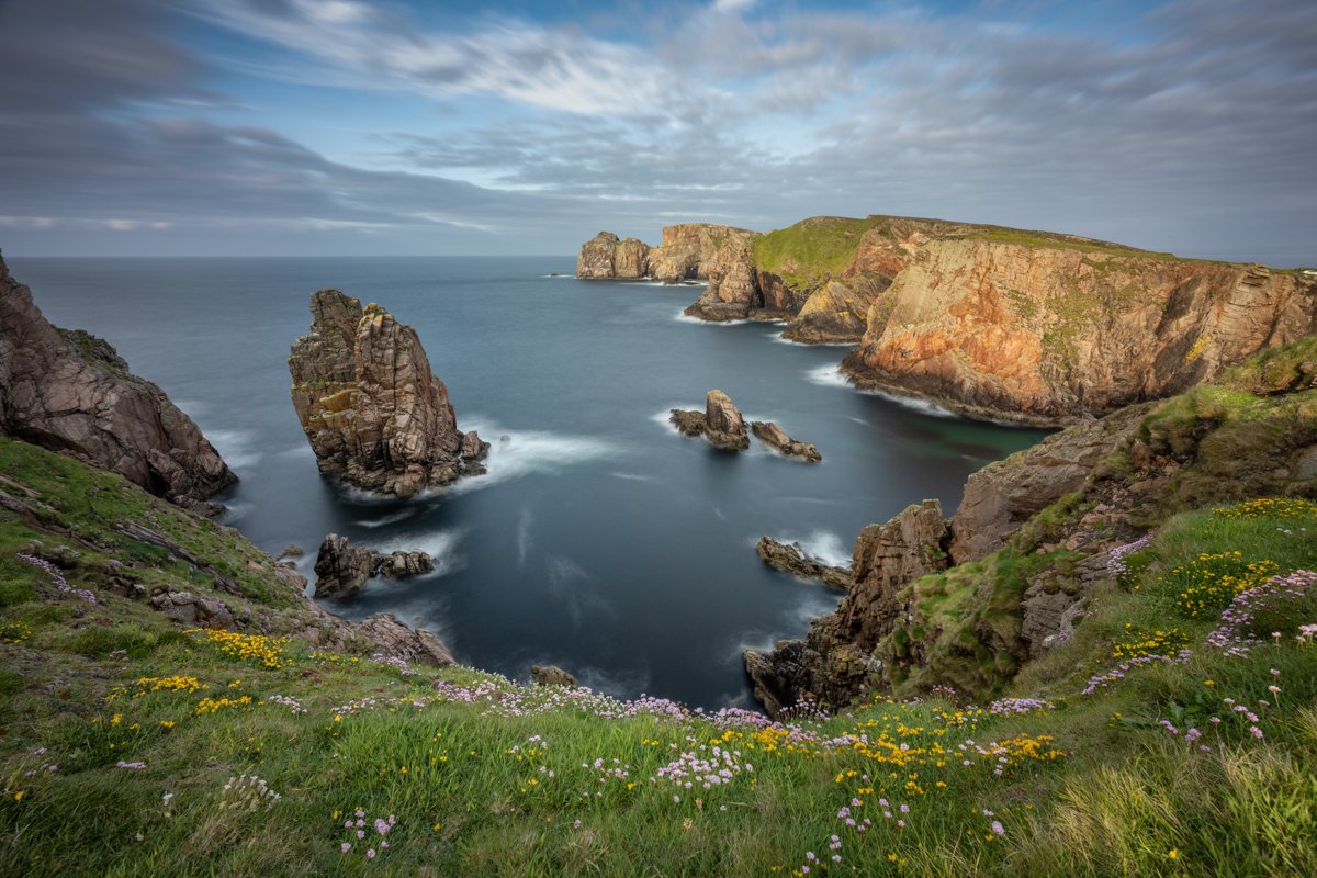 Tory Island, Donegal, with the wild flowers in full bloom and the evening sun washing across the cliffs. #WildAtlanticWay #ireland #donegal #toryisland #Nikon #kasefilters #WexMondays #fsprintmonday