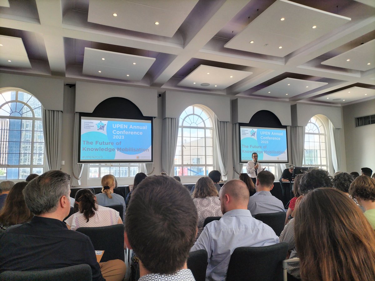 It's great to be in Birmingham today at #UPEN2023 hearing from and meeting other professionals working in policy exchange <a href="/PolicyUpen/">Universities Policy Engagement Network (UPEN)</a>