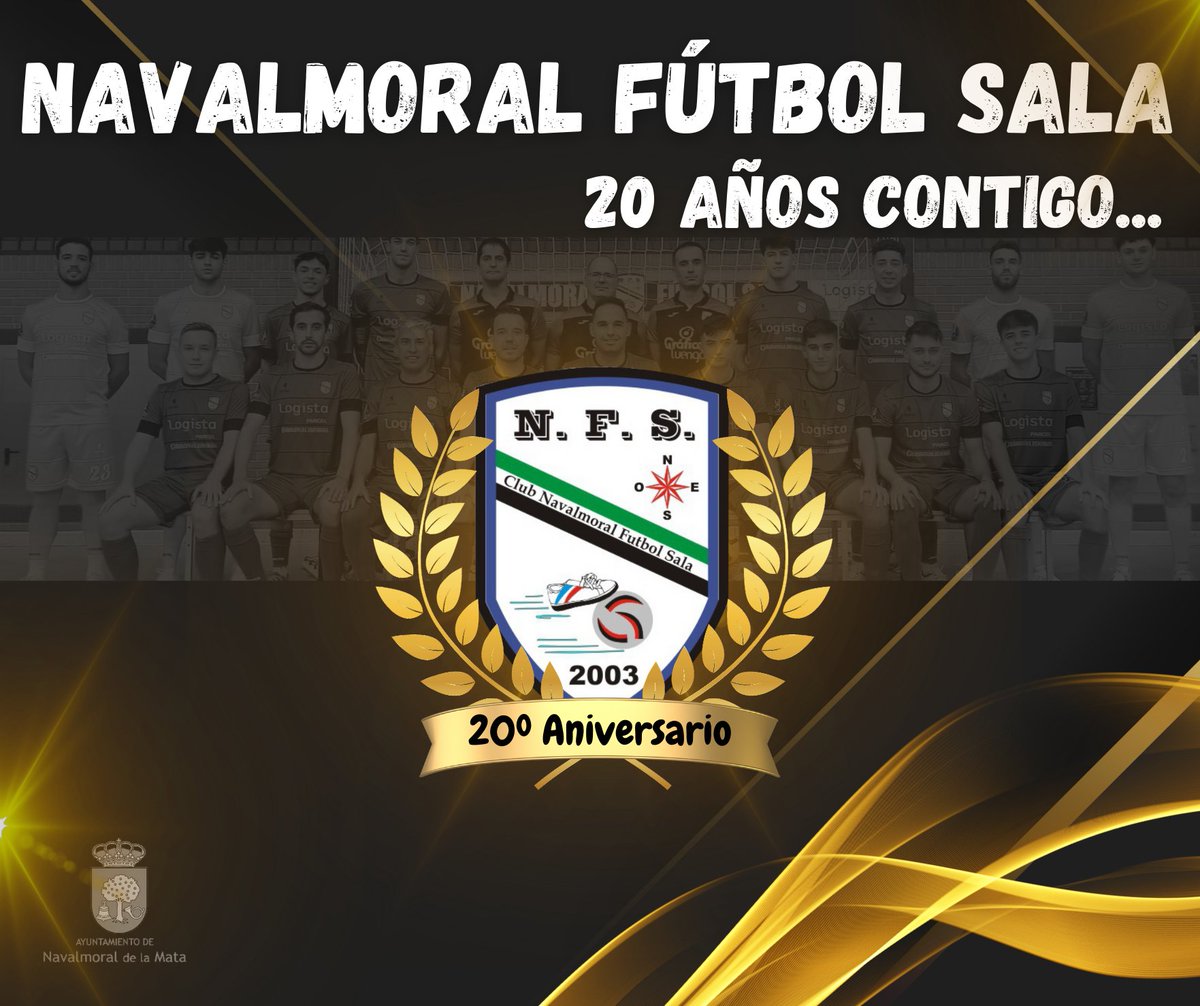 NavalmoralFS's tweet photo. 💙 LOGO 20 ANIVERSARIO 💙

Os presentamos el escudo del 20 ANIVERSARIO. 

Dice la canción que "20 años no son nada", pero a nosotros nos llena de orgullo echar la vista atrás y ver todo lo que ha conseguido un grupo de amigos que quiso disfrutar de su deporte favorito.

#Gracias https://t.co/oB8vnN7f6K