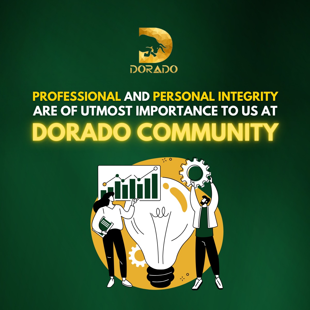 Dorado Community places great emphasis on maintaining a culture of professional and personal integrity.

#doradocommunity #integritymatters #professionalintegrity #personalintegrity #ethicalculture #valuesfirst #integritydriven #accountabilitymatters #ethicalleadership #dorado