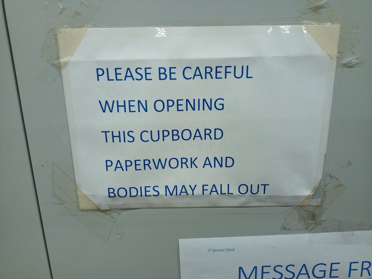 HBRed99's tweet image. I know that visits to the 'actual' office are now infrequent but wondered where some of my work colleagues had disappeared to! 🙂
#WorkProblems