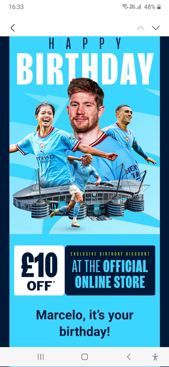 paciello1706's tweet photo. Recebi e-mail dos clubes de Manchester no dia do meu aniversário.
Tenho meus dados cadastrados em vários clubes e não fui ativado por nenhum outro.
Dois exemplos de relacionamento via sua base dados.
#alemdas4linhasbr #manutd #mancity #fanengament #marketingesportivo #frm https://t.co/C5CGHlnGHm