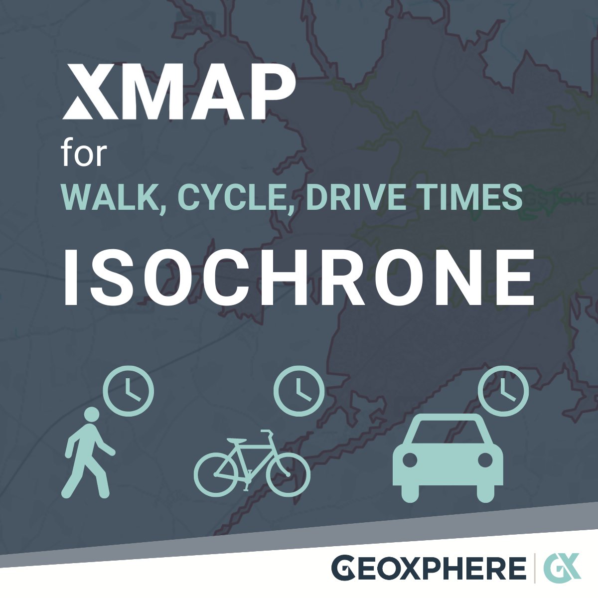 Another FREE tool in XMAP! 

Isochrone maps for walking, cycling and driving. Set your location with a click on the map, click on the method of travel and set the travel time. It's that easy.

#planners #traveltime #journeyplanners #planningpolicy #localgov #gis #xmap